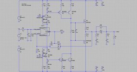 Kuroda TL071 60W FET Amp (1982) on LTspiceIV.jpg
