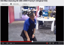 Dancing - Old man dancing at CES 2009.gif