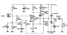 Single Supply TDA2030A BD907 BD908.JPG