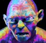 gollum - colorful and trippy mages.jpeg