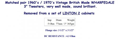 WHARFEDALE 3 Tweeters Removed from a set of LINTON 2 cabinets.jpg