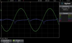 1kHz 10W 8R single 7293 - improved wiring - load neg at AMP Board.jpg