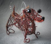 sculpture - wire dachshund angel.jpg