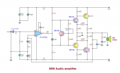 80W audio amplifier.png