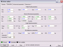 Seas CA18RNX WinISD Pro specs.gif
