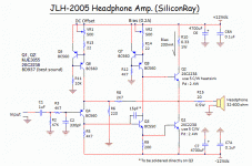 Headphone amp schematic from SiliconRay.gif