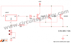 High current LM317 variable power supply circuit.png