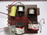 Wharfedale Lintone 3xp.Crossover Board With Replacement Caps.In Situ.jpg