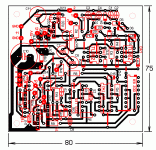 Printed circuit Board for the device soft-start and protection of acoustic systems.GIF
