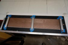Stator on frame to mark holes .jpg