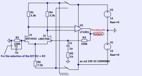 For the selection of matched pairs of JFET and BJT.JPG