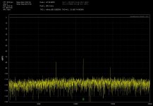 Sony CDP350 Jitter test Track -9dBfs - effect on the 16MHZ Osc on the Yamaha TX1000U output.jpg
