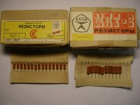 S.U.R & R Tools Metal Film Resistors Military OMLT 0,5W 33 KOM USSR 100 pcs