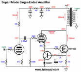 Super-Triode Single-Ended Amplifier with ECC99.png