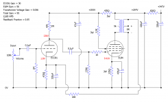Single-Ended Pentode Bypassed 12dB NFB.png Single-Ended Pentode Bypassed 12dB NFB.png