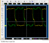TL494 Pins 9 and 10 Waveforms.png