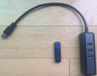 Non-powerd USB hub & MI USB dongle (front side).jpg