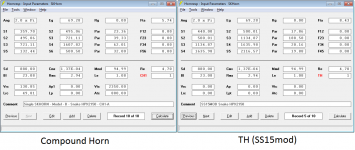 TH and CH1 - Comparison - Hornresp input.png