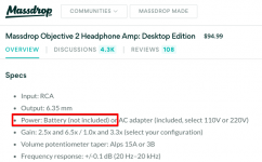 Massdrop Objective 2 Headphone Amp: Desktop Edition | Price & Reviews | Massdrop 2018-10-25 07-3.png