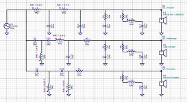 Schematic LR4 500 - 2500 Hz with VB = 80L and FB = 31 Hz.JPG