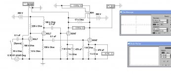 6SL7 6SN7 PP Amp A 17K Load No Load 470 Cathode Caps.JPG
