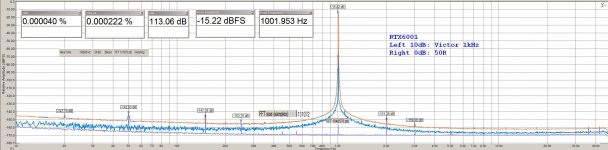 SpectraPlusSC L Victor 10dB 1kHz 9V FFT 131072 vs 1048576.jpg