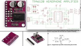 TPA6120 chip on pcb w Pavouk schema.jpg