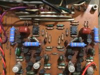 LUXMAN LUXKIT Avance Z501 Pre Driver Resistor Change 1.jpg