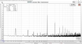 Right channel Balanced  R+ = 9.53 vdc R- = 8.87 vdc.JPG