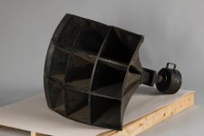 WE model 26A horn with 594A field coil driver loudspeaker used by Leo L. Beranek.jpg