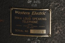 WE model 26A horn with 594A field coil driver loudspeaker used by Leo L. Beranek_3.jpg