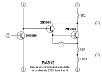 2 Stück BA312 Amplifier IC 42V 5mA 