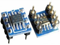 Dual OPA627AU Op Amps-DIP 8 Adapters.jpg