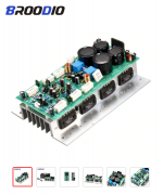 Sanken Stereo Power Amplifier on Heatsink.png