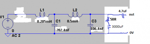 ACTUAL 50 ohm characteristic impedance 4th order LPF sin output transformer.png