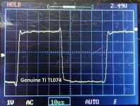 Output of Genuine Ti TL074 Sold By Authorized Distributor.jpg