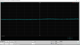Voltage Waveform AVCC_R Powered On 18650 Batteries to LM7805 DAC Idle.png