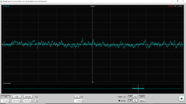 Voltage Waveform VCCA Powered On 18650 Batteries to LM7805 DAC 1kHz Full Scale.png