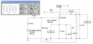 6080 SE Amp Output Stage in Isolation 200V p-p Drive.JPG