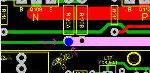 aligment here on resistors and this trace.JPG