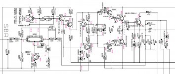 Yamaha RX-V3800 AV amp - power amp stage.jpg