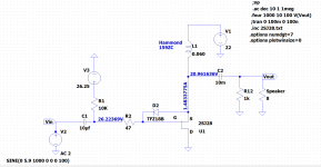 Sony VFET 2SJ28 SE Choke load follower Schematic.png