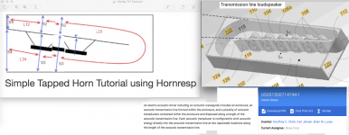 Tapped Horn: Bose Transmission Line .png