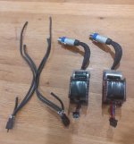 Crossovers and top baffle wiring.jpg Crossovers and top baffle wiring.jpg