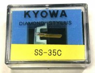 Kyowa SS-35C diamante cónico Stylus-reemplazo Stylus Para Shure SS35C 1.jpg