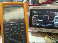 low level, 100khz, 5.4mV in, 151mV out, 350mV Pk-Pk, load=8ohm.jpeg