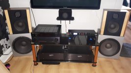 SM 10 and subs, amps & DBX PA 2 crossover.jpg