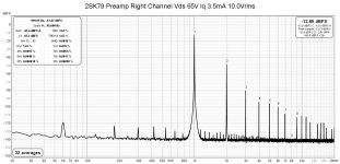 2SK79 Preamp Right Channel Vds 65V Iq 3.5mA 10.0Vrms.jpg