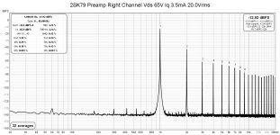 2SK79 Preamp Right Channel Vds 65V Iq 3.5mA 20.0Vrms.jpg