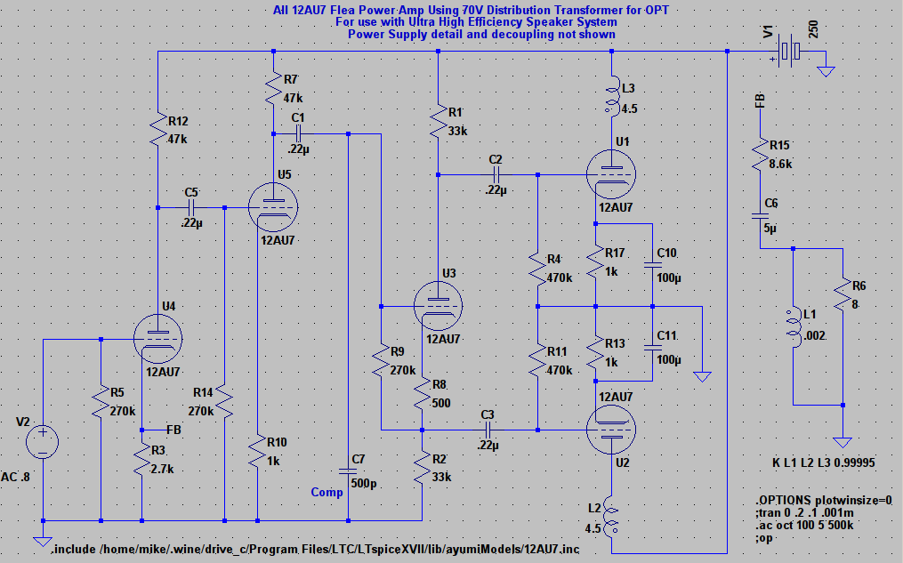 Quam TCH70 10W-70V Low-Loss Extended LF Speaker Line Matching Transformer
